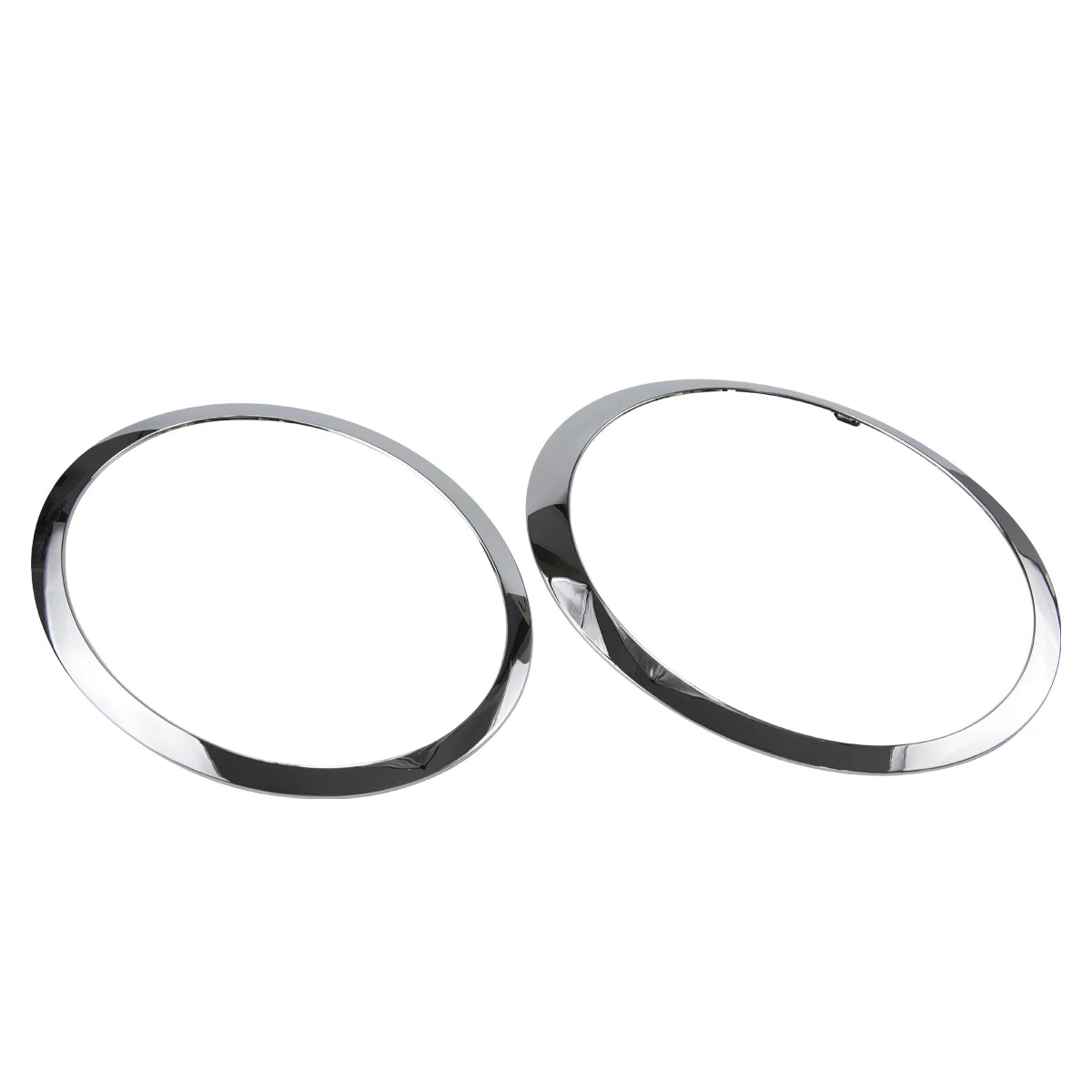 LEAP Chrome Headlight Trim Ring Pair for MINI R55 R56 R57 R58 R59 — product view