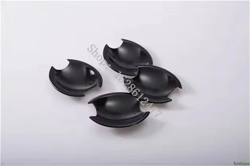 LEAP Exterior Door Trim for Nissan Navara D40 2007–2015 – Gloss Black Door Bowls
