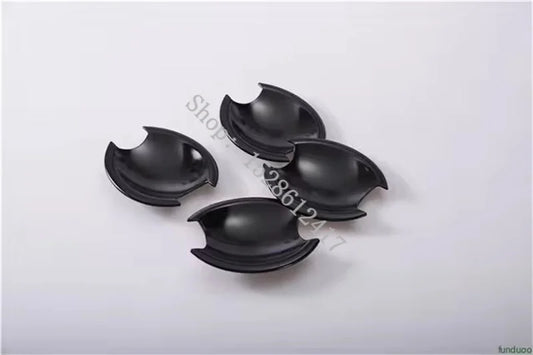 LEAP Exterior Door Trim for Nissan Navara D40 2007–2015 – Gloss Black Door Bowls