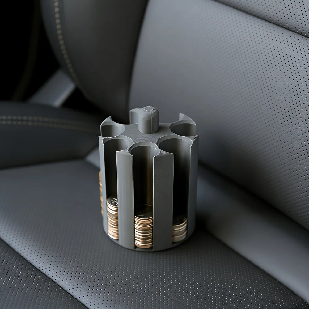 LEAP 1-Piece Coin Storage Organiser – Universal Car Accessory