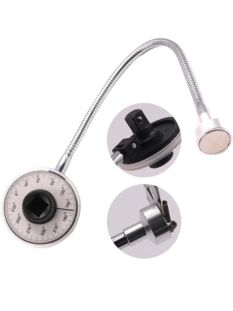 LEAP Torquemeter Adjustable Torque Angle Gauge Torque Regular Scale 360 Degrees Calibrated In Degrees Torque Wrench – image 1