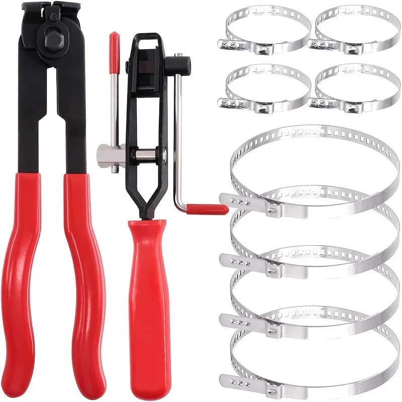 LEAP CV Boot Clamp Pliers Set with 8 Stainless Bands – product view 1