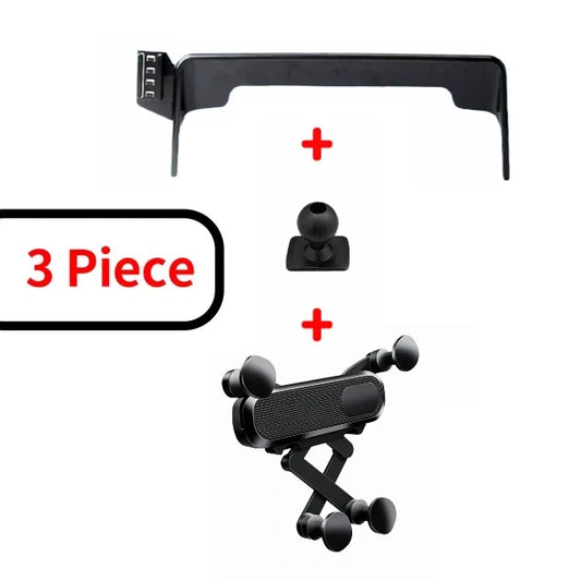 LEAP Dashboard Phone Mount for Nissan Patrol 2023–2024 – Clamp Holder A / Black