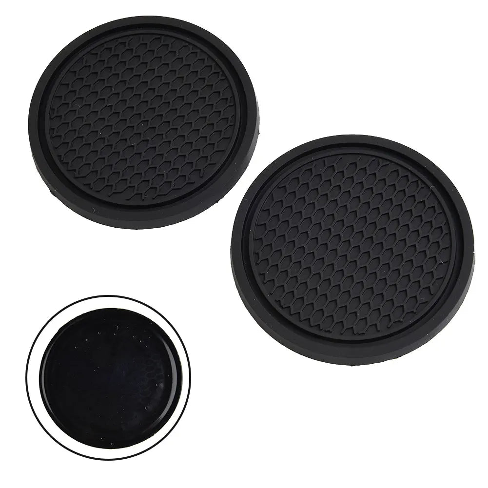 Black universal vehicle cup holder inserts product view