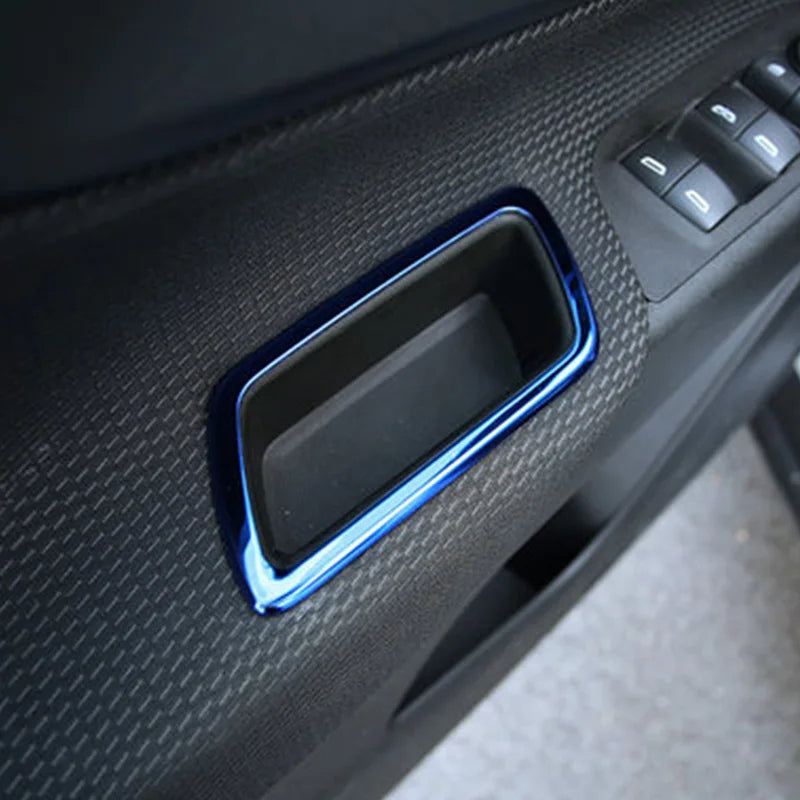 LEAP Interior Door Storage Box Trim for Holden Equinox 2017–2018 – Blue