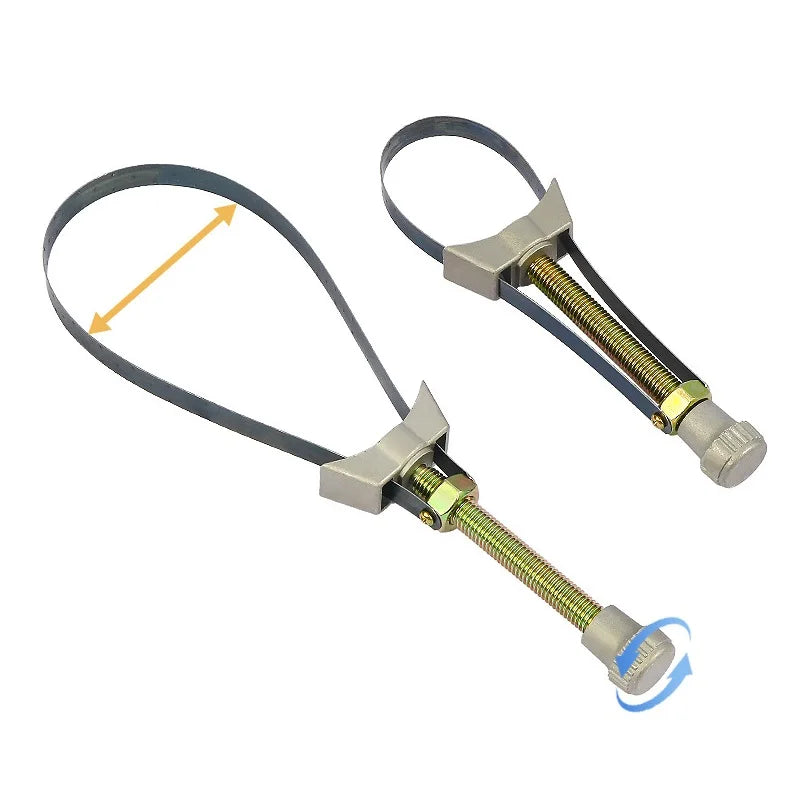 LEAP 60–120mm Adjustable Steel Strap Oil Filter Wrench - view 3