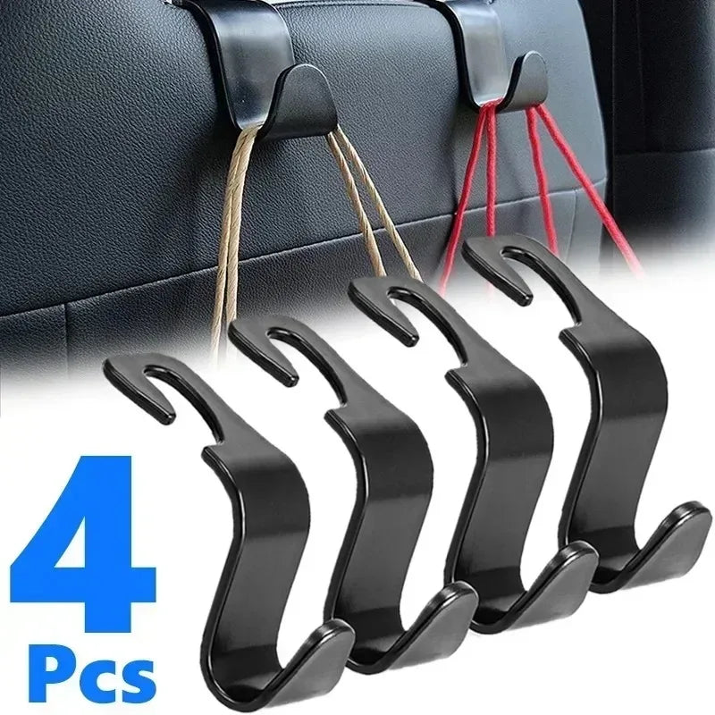LEAP 4-Piece Rear Seat Organiser – Universal Car Accessory