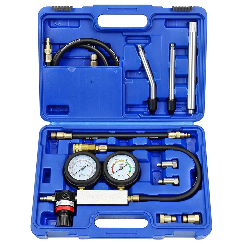 LEAP Dual-Gauge Cylinder Leak-Down Tester Kit – Blue Case – product view 1
