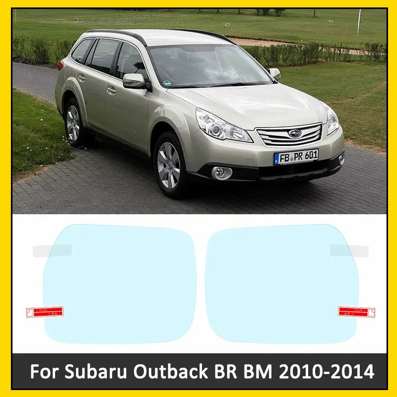 LEAP Clear Anti-Fog Mirror Film Pair for Subaru Outback 2010-2014
