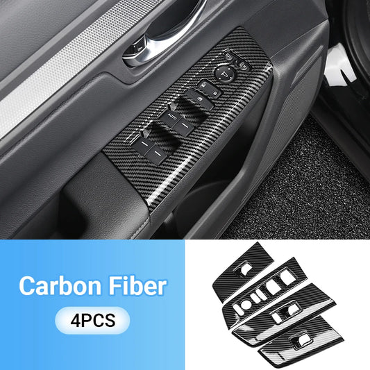 LEAP CR-V Window Switch Panel Trim Set 2023–2025 – Carbon-Look