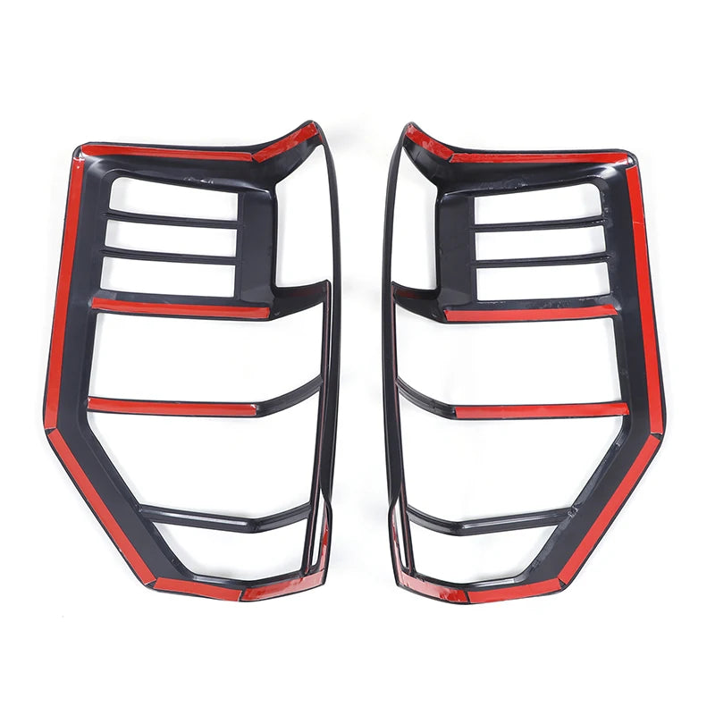 LEAP Matte Black Tail Light Frame Covers for Mitsubishi Triton 2019–2023