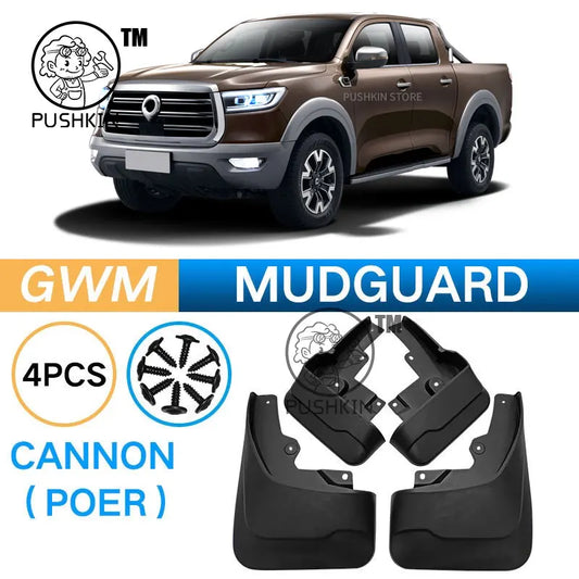 LEAP Mud Flap Set for GWM Cannon 2023–2025