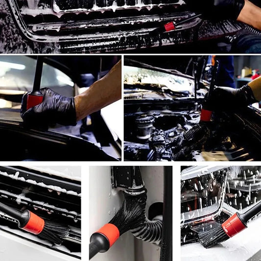 LEAP 5-piece vehicle detailing brush set