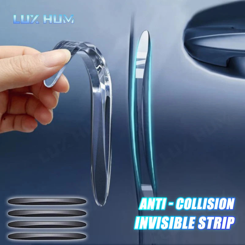 LEAP 4-Piece Waterproof Door Edge Protector Strip – Universal Car Accessory