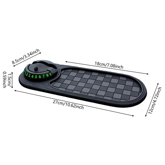 LEAP Dashboard Anti-Slip Storage Mat – Black Disc