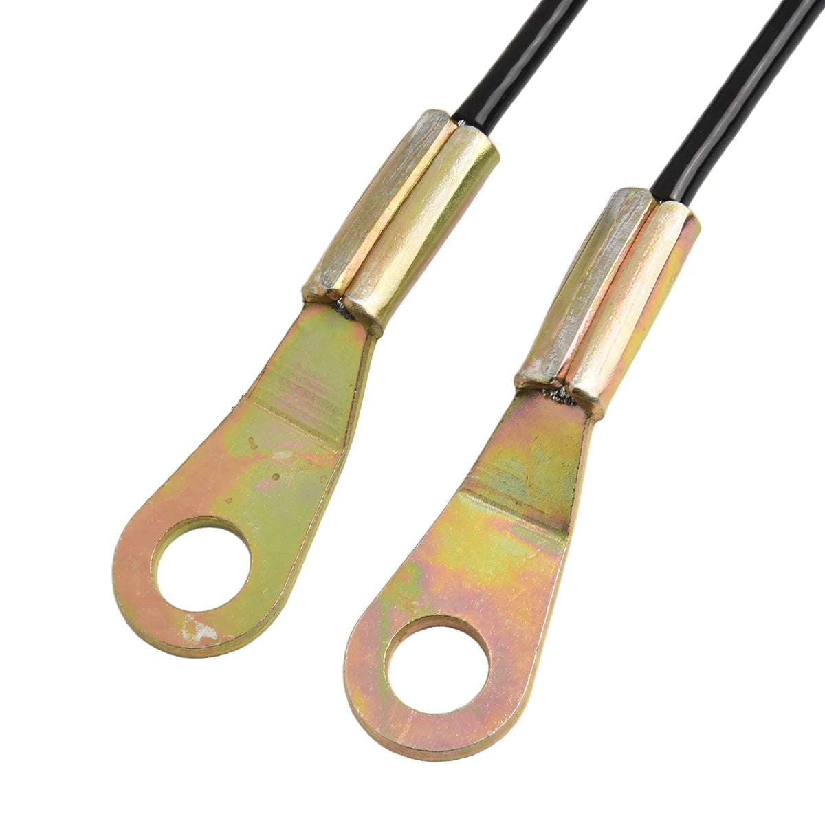 Tailgate support cable mounting ends