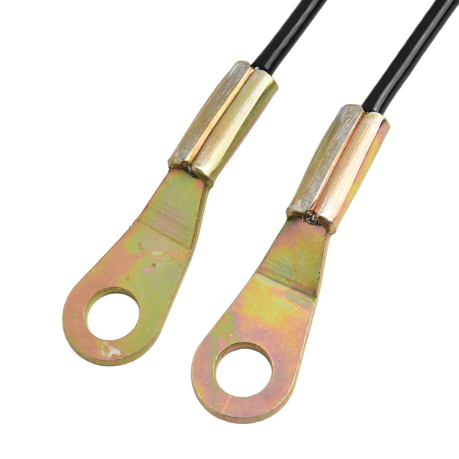 Tailgate support cable mounting ends
