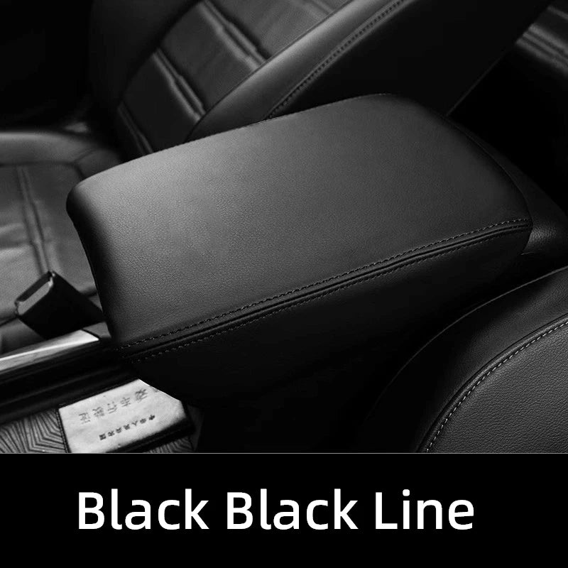 LEAP Centre Armrest Cover for Honda CR-V 2017-2022 – Black Black Stitching