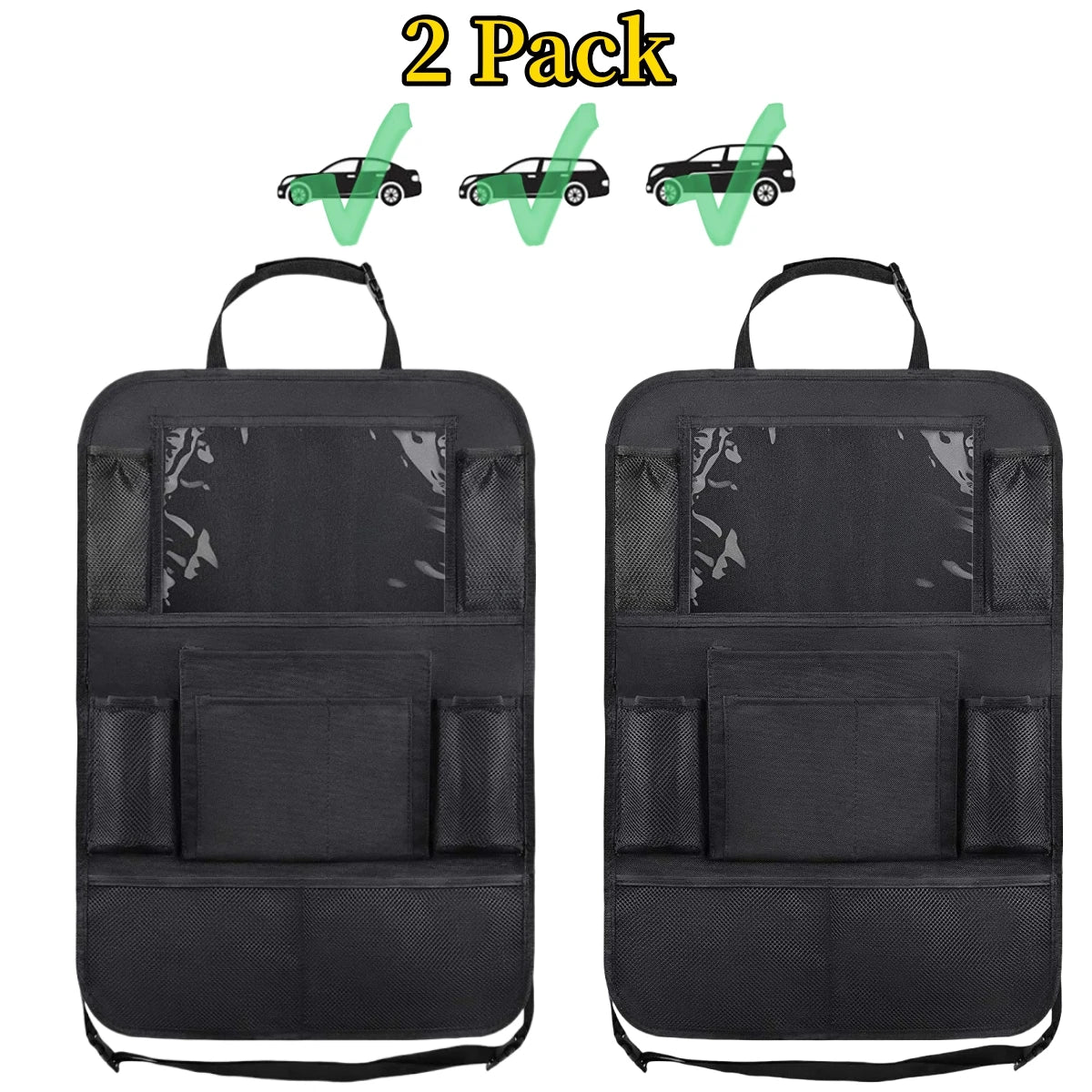 LEAP Ten-Pocket Seat-Back Organiser – 2 Pack