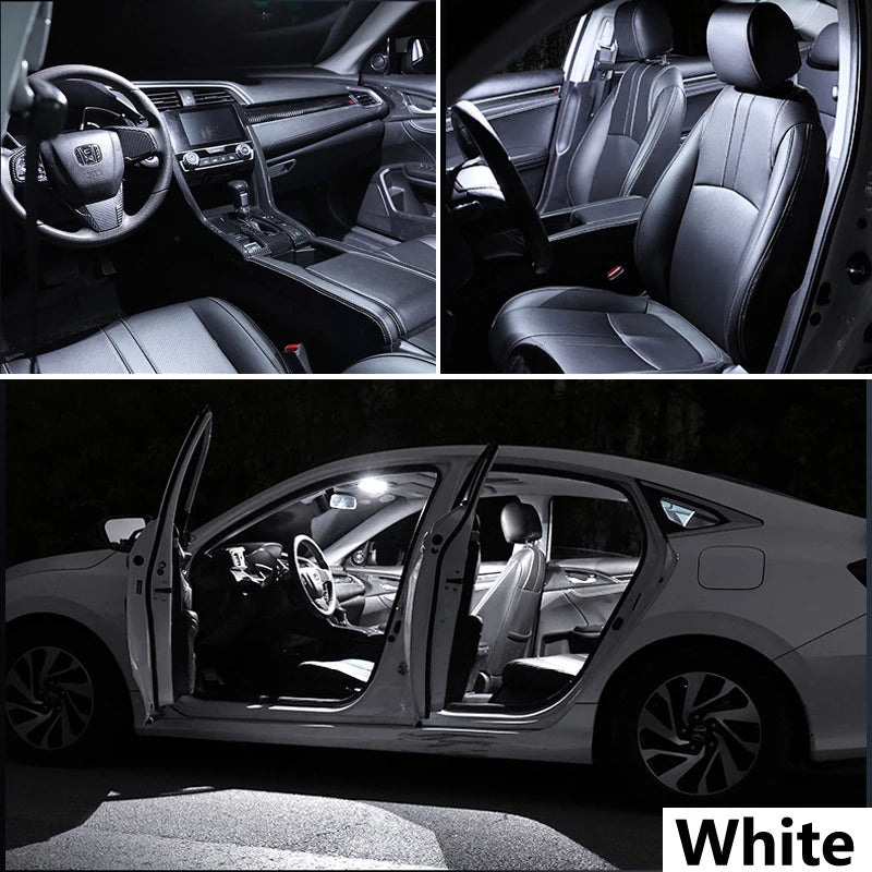 LEAP White 16-Piece LED Interior Light Kit for Volvo XC60 2013-2017 - image 1