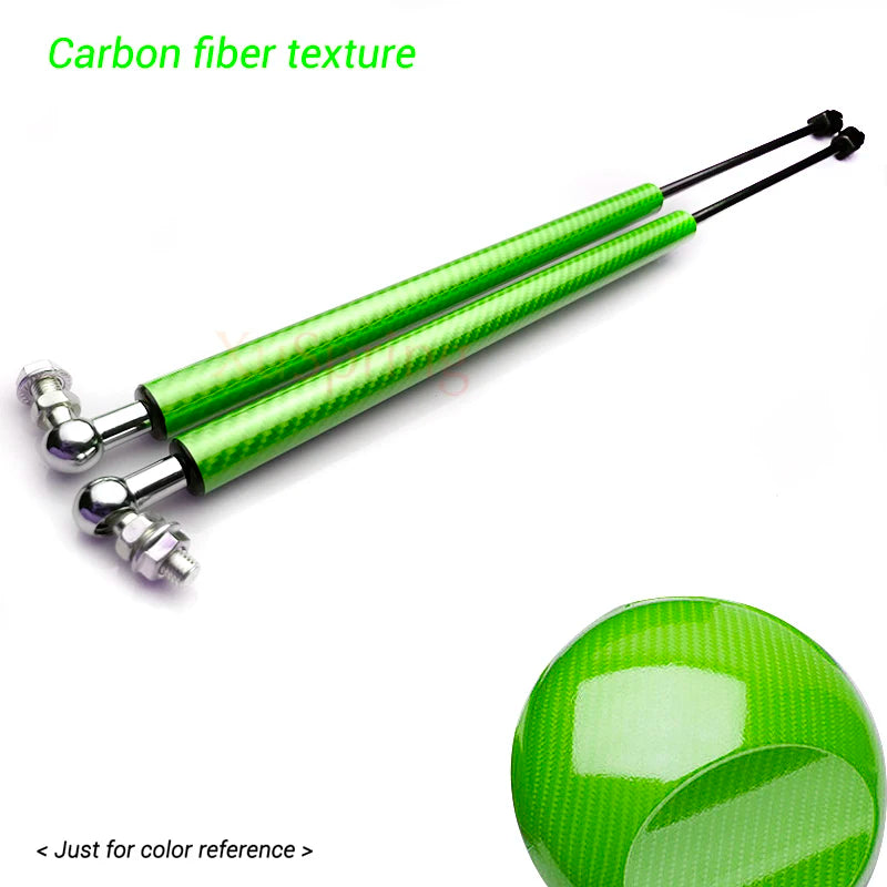 LEAP Bonnet Gas Strut Kit for Hyundai Kona 2018–2020 – Carbon-Look Green