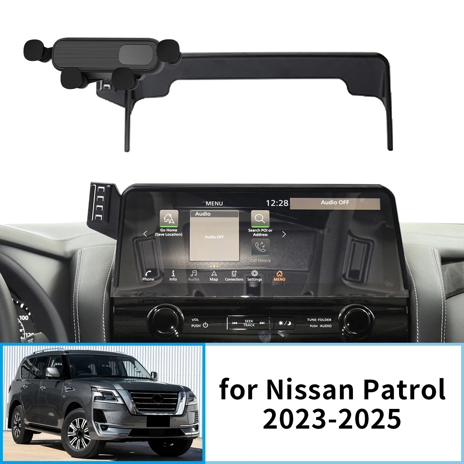 LEAP Phone Mount for Nissan Patrol 2023-2024