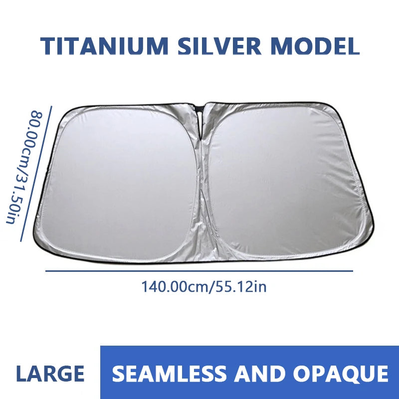 LEAP Size L foldable front windscreen sunshade
