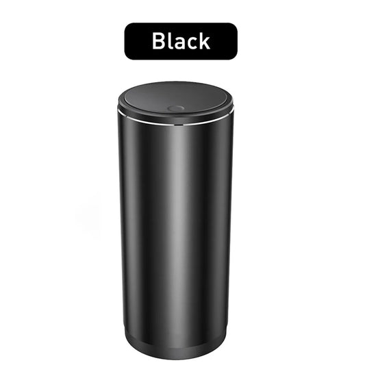 LEAP Compact Car Rubbish Bin with Lid – Black / 500Ml