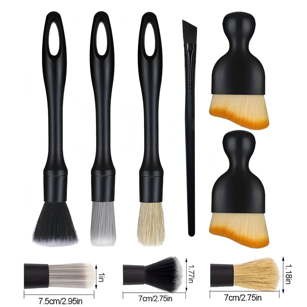 LEAP Vehicle Detailing Brush – 9-Piece Set