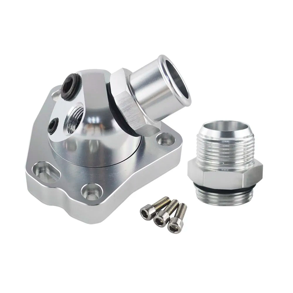 LEAP Silver Swivel Thermostat Housing for Honda K20 K24 Engine Swap - image 1