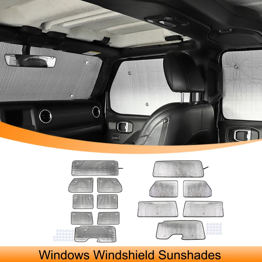 LEAP Windscreen Sunshade for Jeep Wrangler 2018-2025