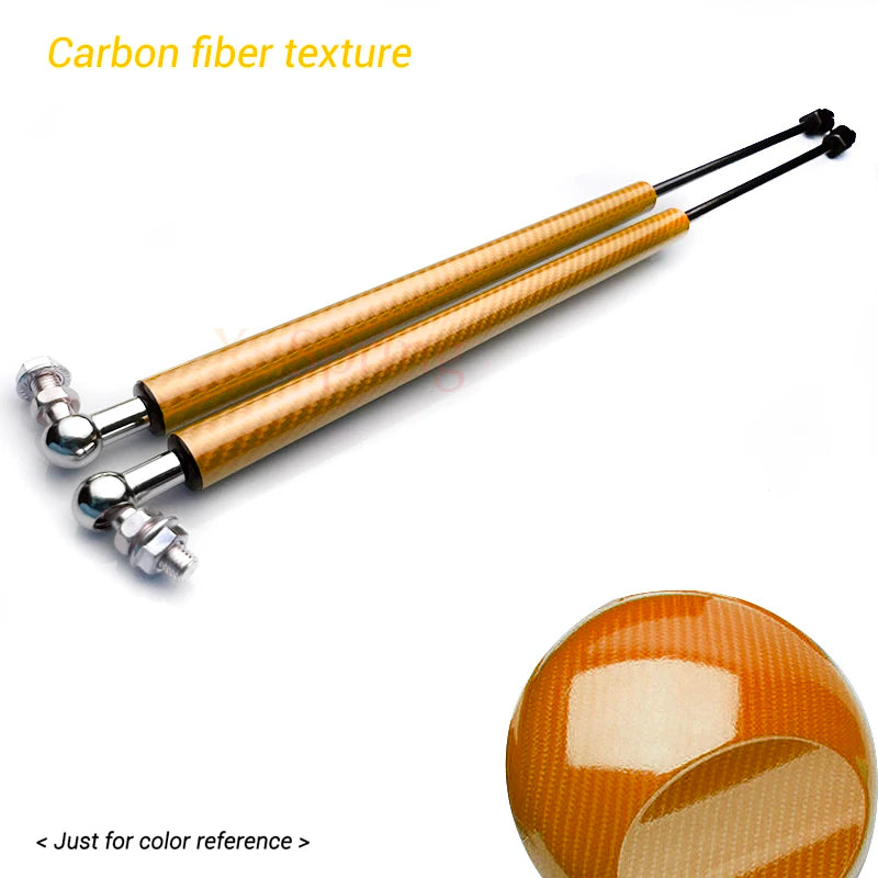 LEAP Bonnet Gas Strut Kit for Hyundai Kona 2018–2020 – Carbon-Look Orange