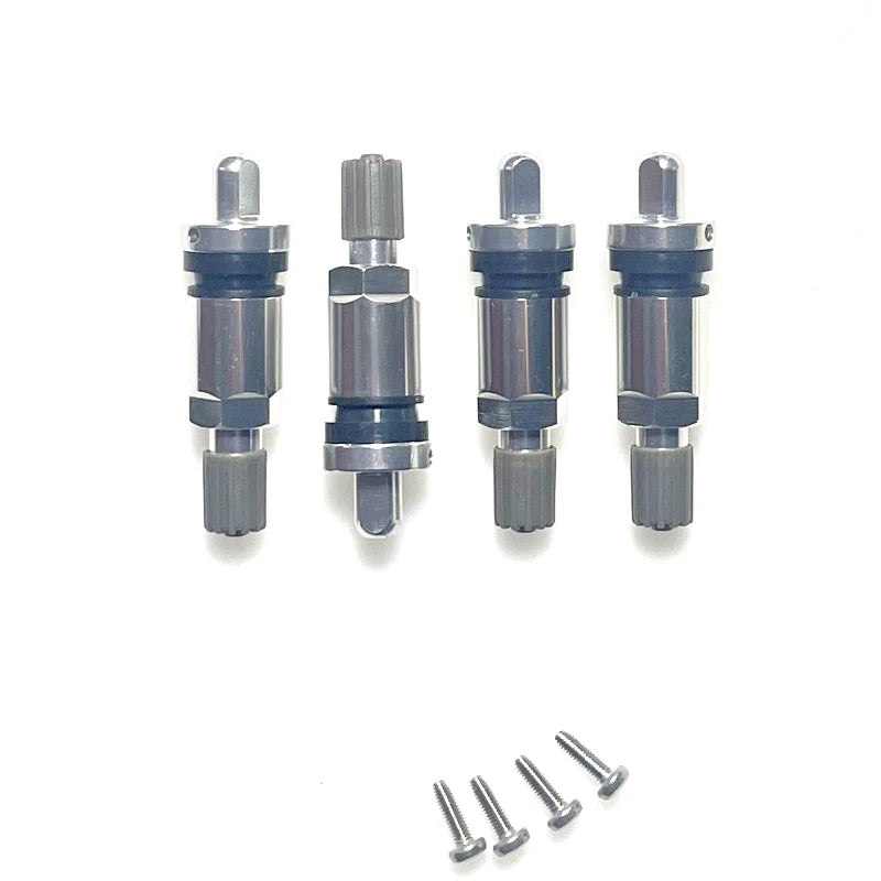 LEAP TPMS-06L Metal Valve Stem Set for Compatible Autel Sensors – Metal / 4 Pack