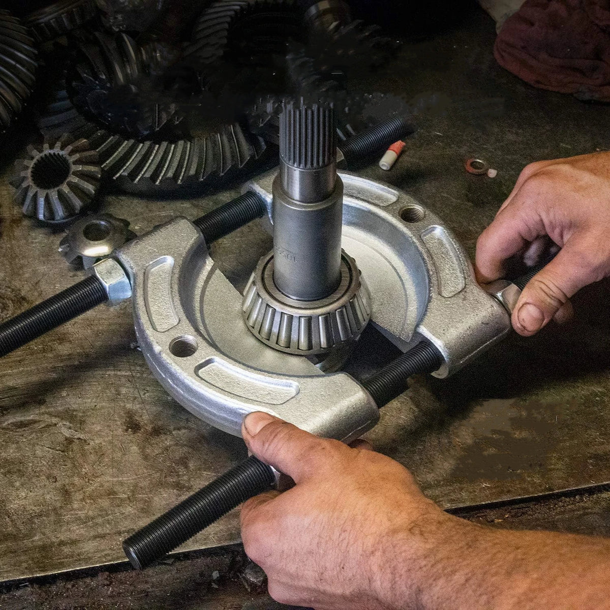 LEAP 9-Piece Bearing Separator & Puller Set – 45# Steel – product view 4