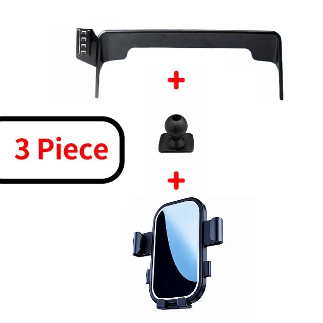 LEAP Dashboard Phone Mount for Nissan Patrol 2023–2024 – Clamp Holder B / Black