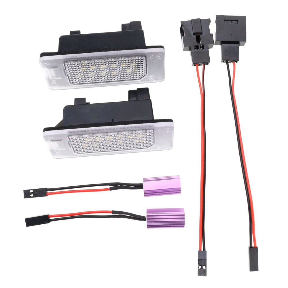 LEAP 2-Piece LED Licence Plate Light Set 8T0943021 for Porsche Panamera 970 - image 3
