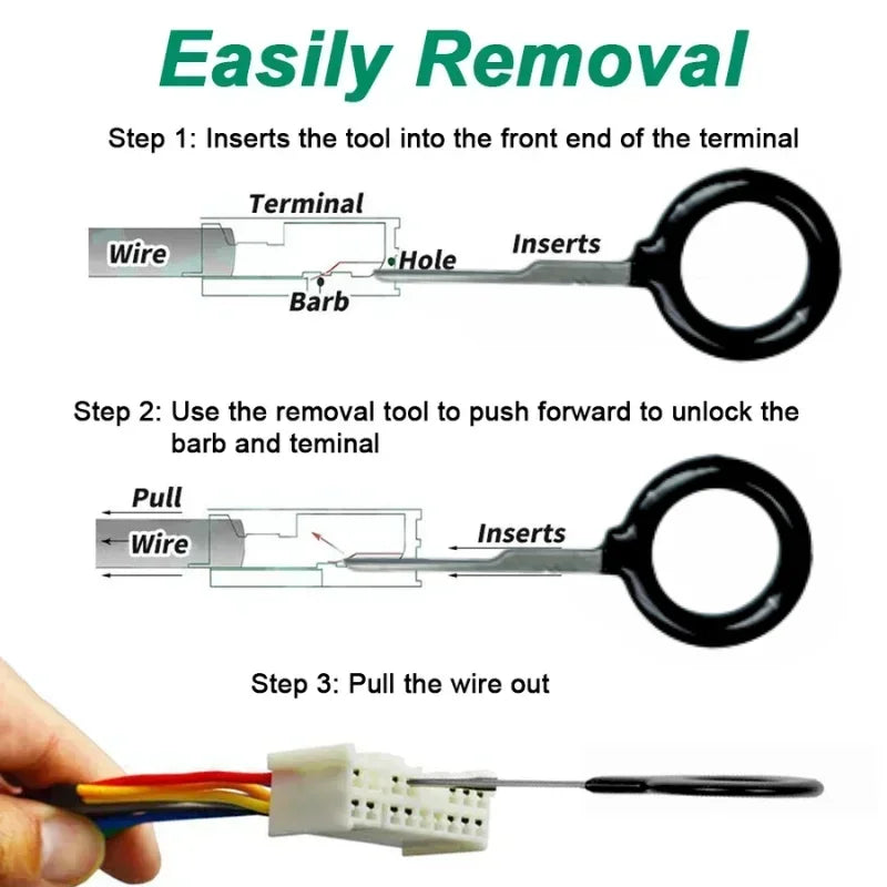 LEAP Automotive Terminal Removal Tool Kit – 41 Pieces / Storage Bag