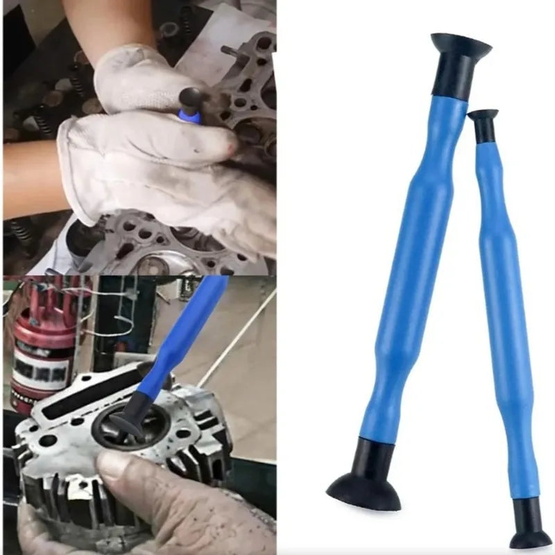 LEAP 2PCS Valve Lapping Set Rubber Valve Lapping Grinding Stick Control Valve Lapping Compound Kit Engine Valve Auto Motorcycle Tool – image 1