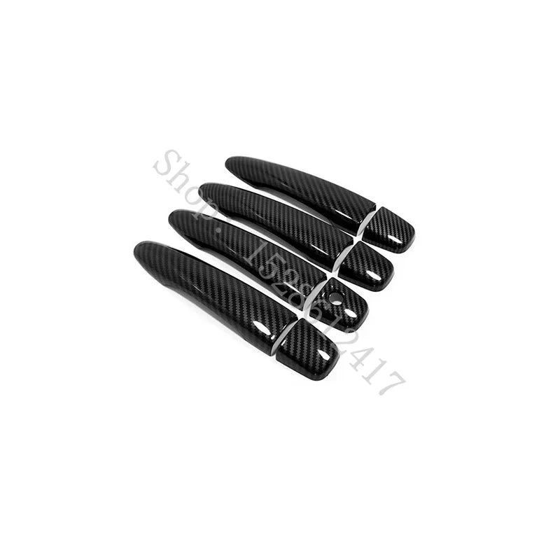 LEAP Door Handle Cover Kit for Nissan Navara NP300 D23 2015–2020 – Carbon-Look / Standard Handle Pattern