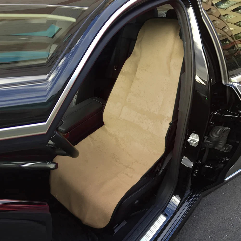 LEAP Washable Towel Car Seat Cover & Pet Protector – Beige