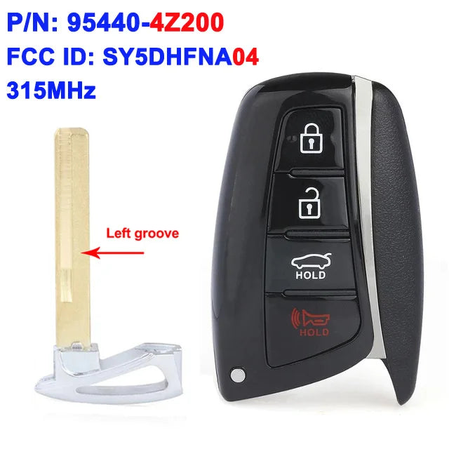 LEAP 4-Button Smart Remote Key 95440-4Z200 for Hyundai Santa Fe 2013-2018 - image 1