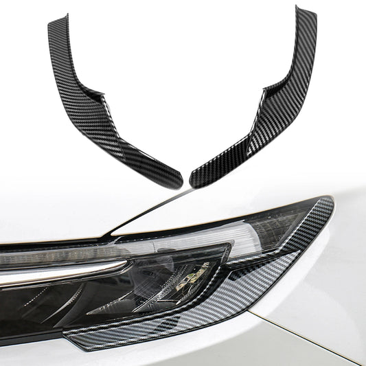 LEAP Headlight Eyebrow Trim Pair for Honda CR-V 2023–2024 – Carbon-Look