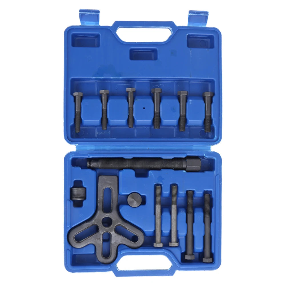 LEAP 13PCS Auto Steering Wheel Puller Harmonic Balancer Gear Pulley Crankshaft Tools Kit Special Disassembly Removal Tool Set – image 2