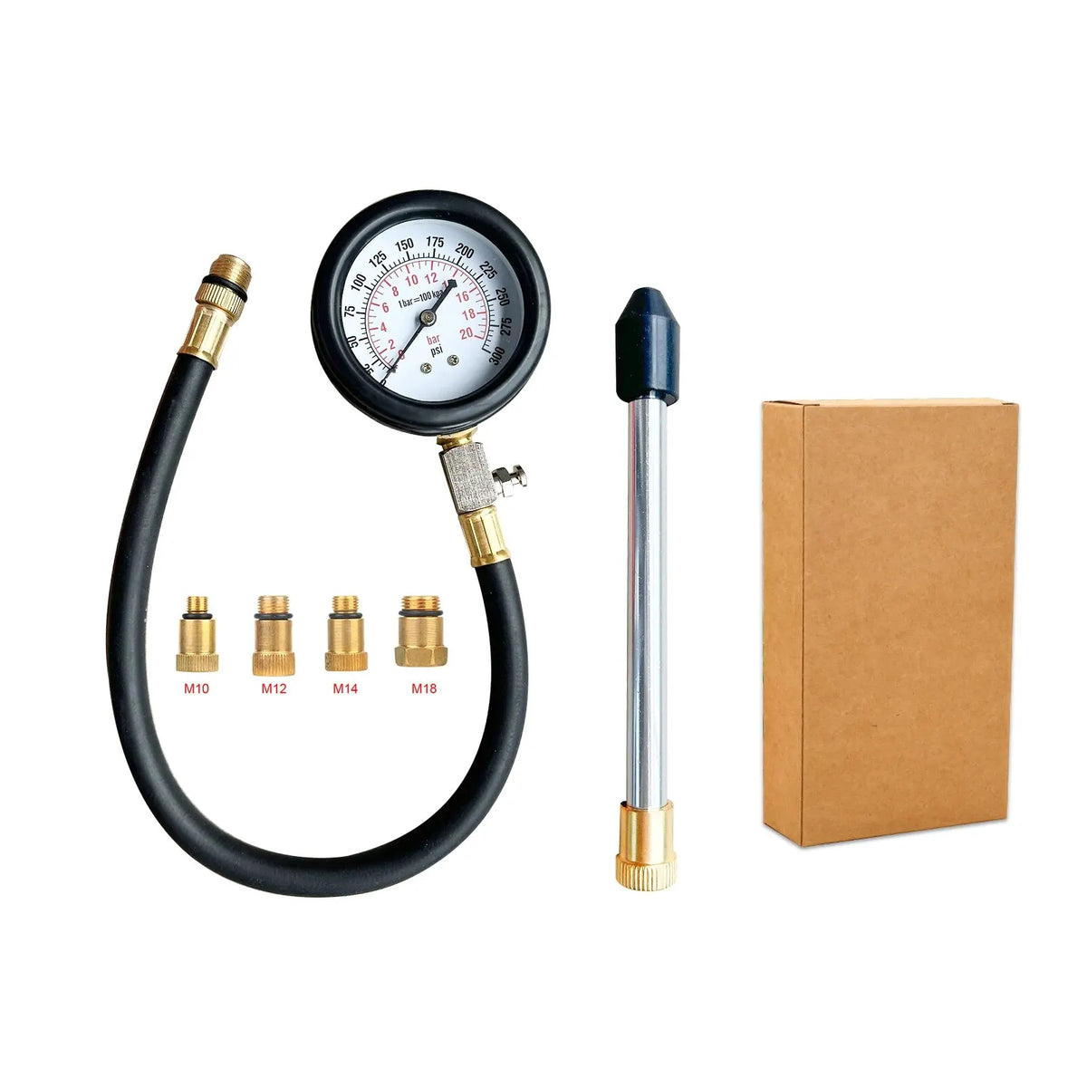 LEAP Petrol Engine Compression Tester Kit – 0–300 PSI – product view 3