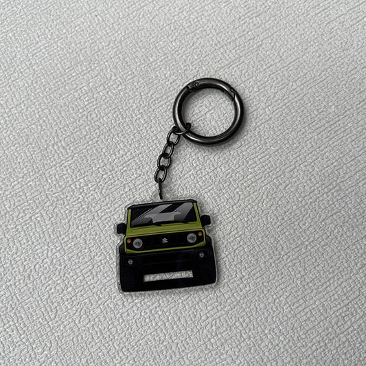 LEAP Jimny-Style Vehicle Model Keyring – Light Green