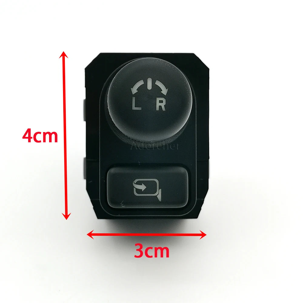 Suzuki 11-pin mirror control switch front view