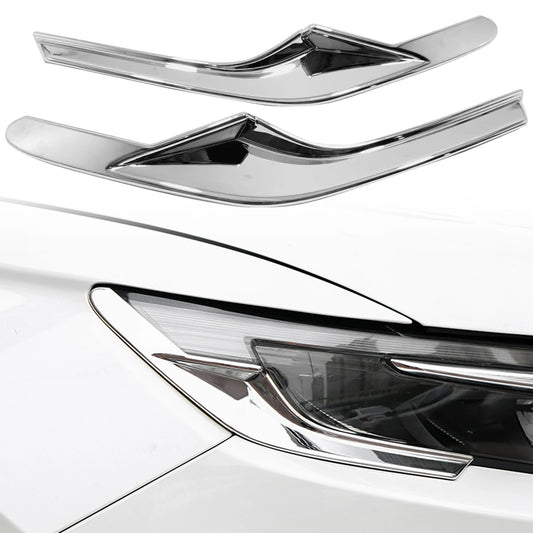 LEAP Headlight Eyebrow Trim Pair for Honda CR-V 2023–2024 – Chrome