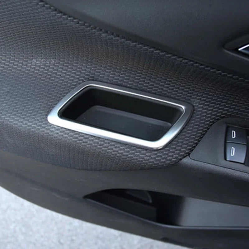 LEAP Interior Door Storage Box Trim for Holden Equinox 2017–2018 – Silver