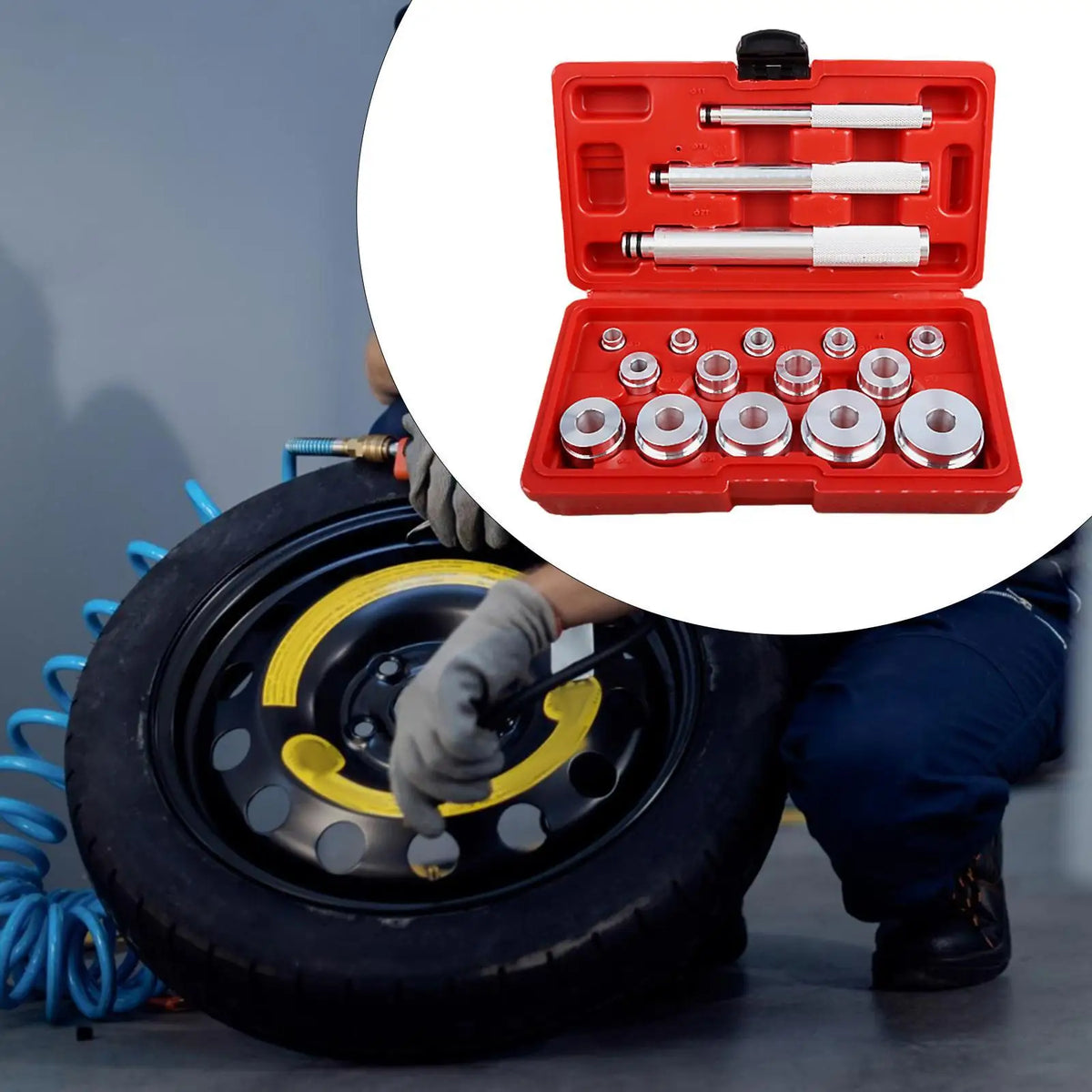 17-Piece Aluminium Bearing Race and Seal Driver Set - view 4
