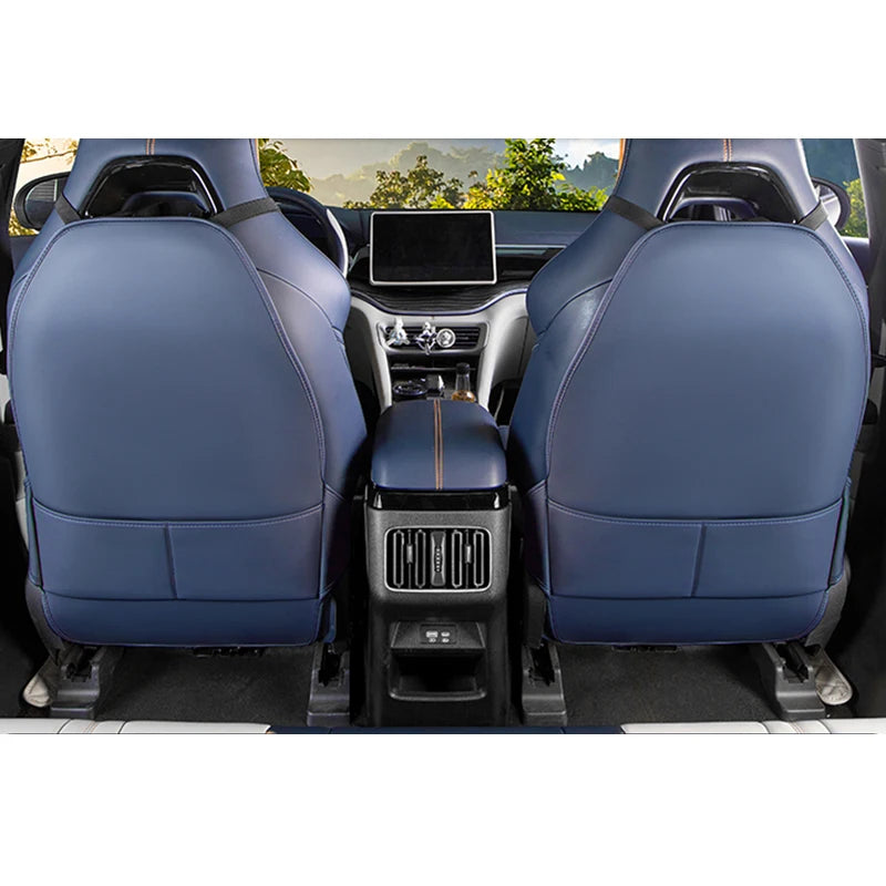 LEAP Seat-Back Protector Pair for BYD Sealion 6 / Seal U 2024 – Blue / Plain